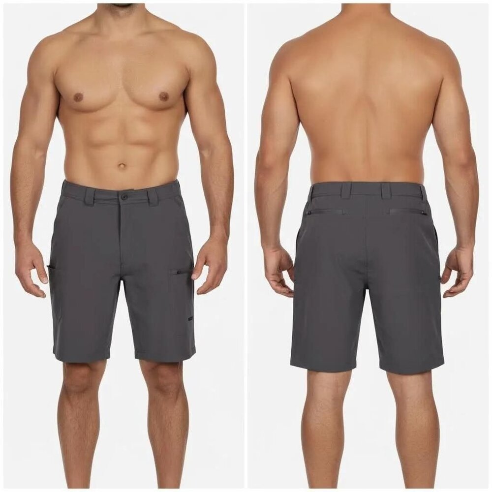 Fintech Men's Castlerock 10" Submariner Woven Shorts Size XXL